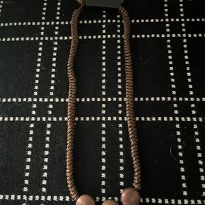 Paparazzi Brown Braided Necklace